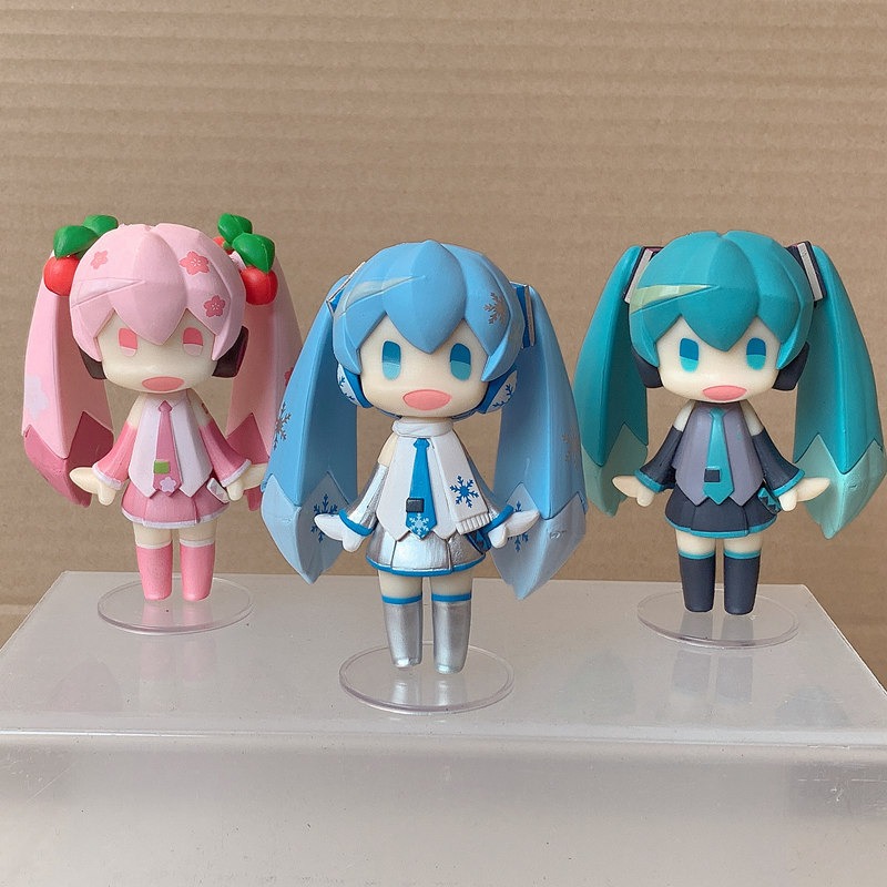 Cosplay Prop Building - Figura de Anime de 10CM, Hatsune