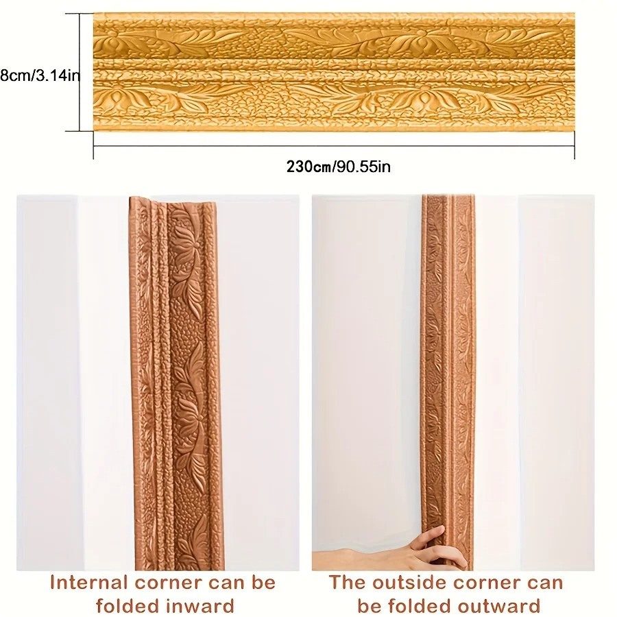 Craft Foam Roll - Tira Adhesiva de Espuma para Bordes