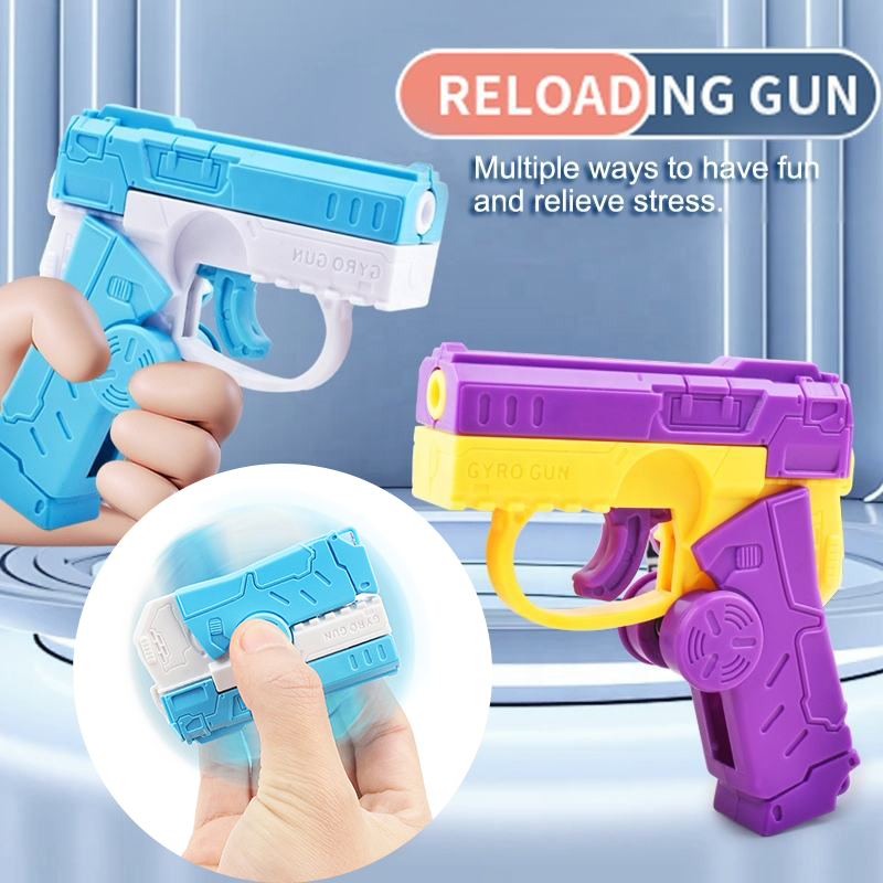 Cosplay Prop - Juguete Antiestrés 2 en 1: Pistola