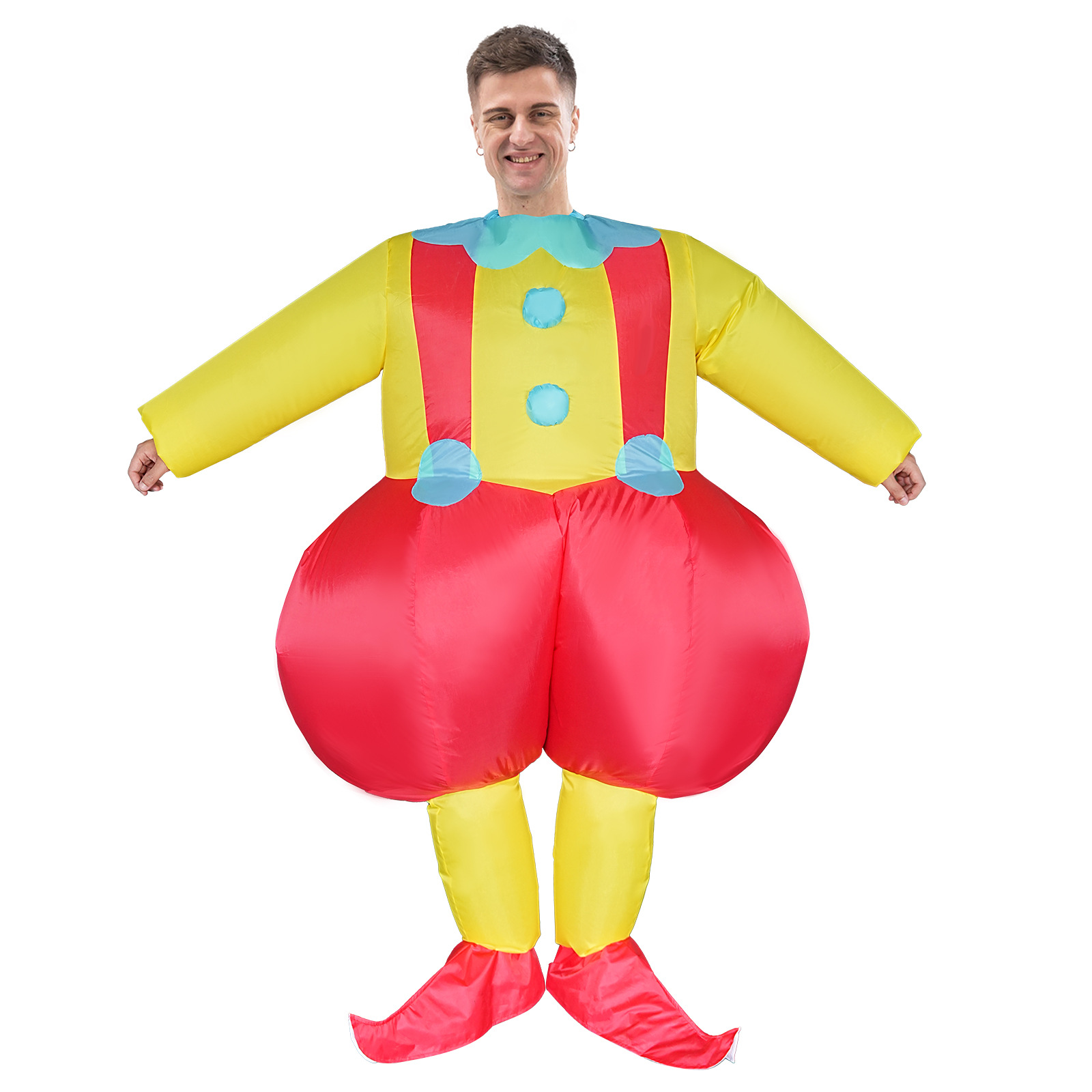 Cosplay Prop - Disfraz inflable de payaso con pantalones
