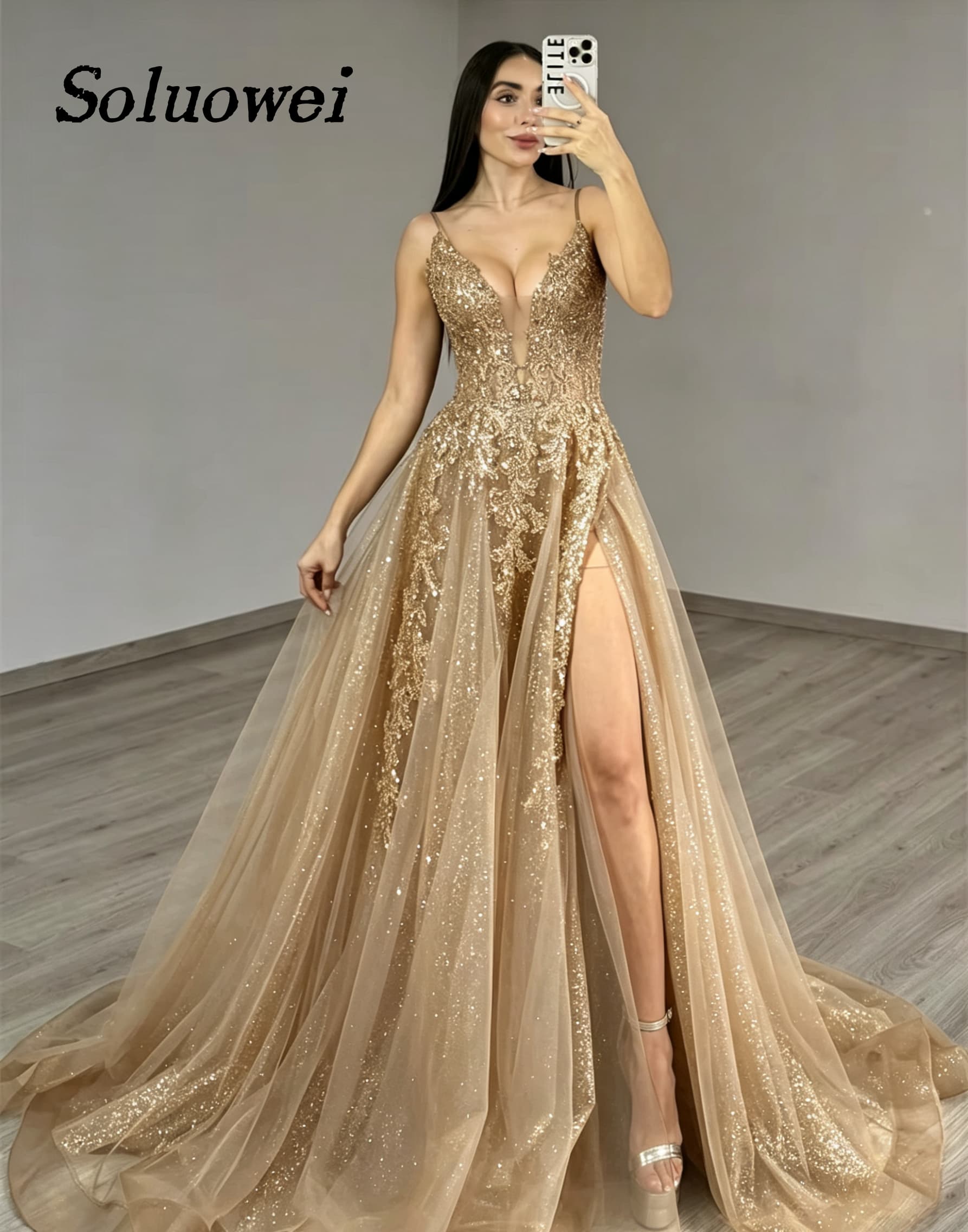 Briar Cosplay Prop - Vestido de Noche Formal Personalizado, Corte