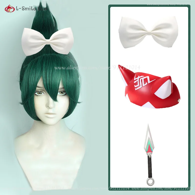 Peluca de cosplay de Kiriko An - Cosplay Prop Bow reseña y precio