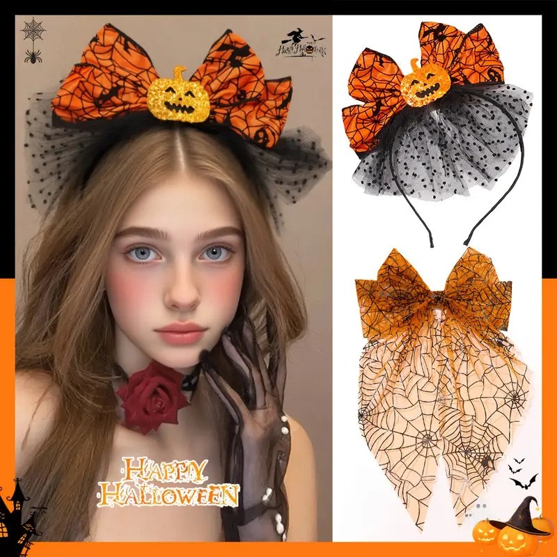 Diadema de calabaza naranja co - Cosplay Prop Bow reseña y precio