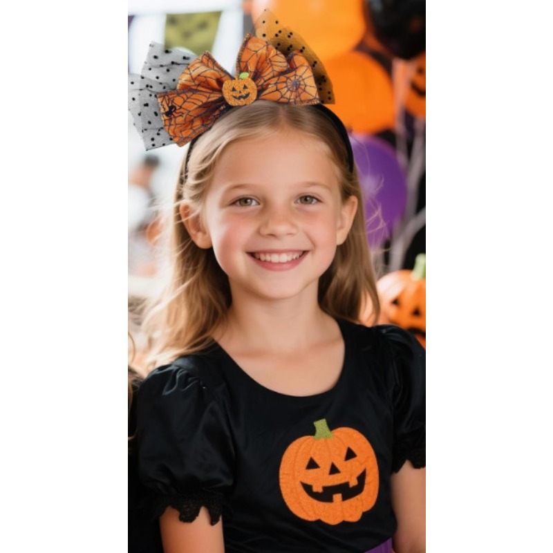 Diadema de calabaza naranja co - Cosplay Prop Bow reseña y precio