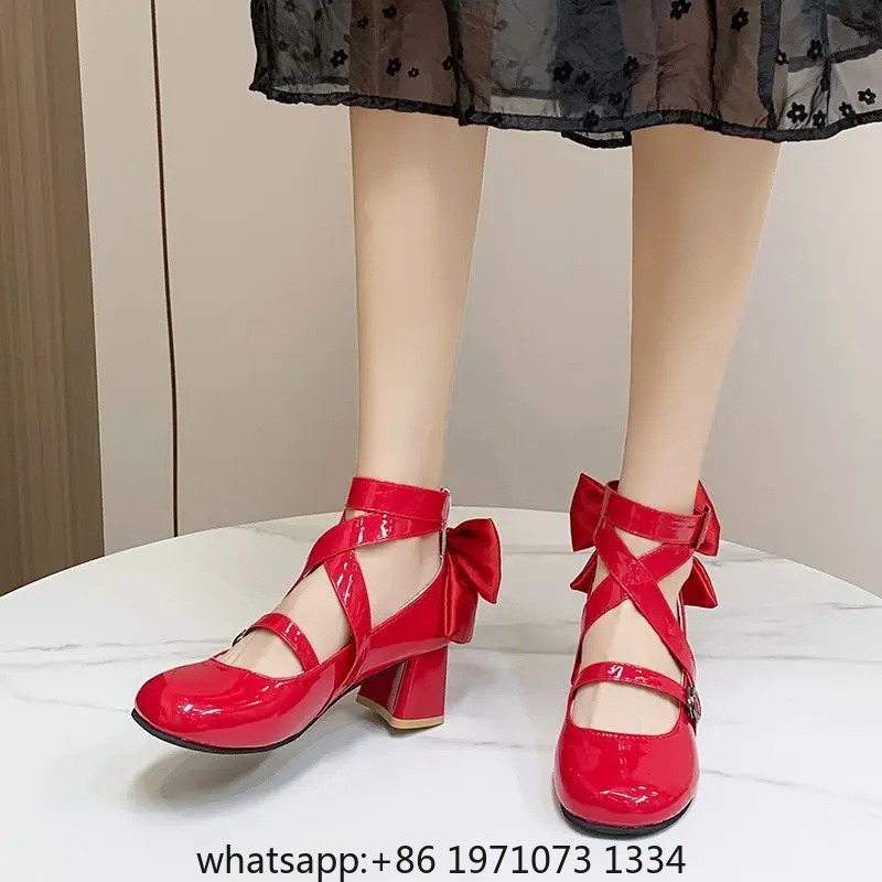 Zapatos de Cosplay de Anime Pu - Cosplay Prop Bow reseña y precio
