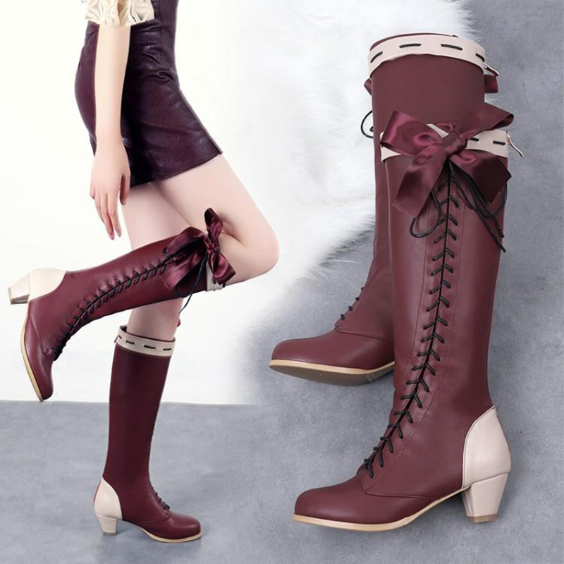 Zapatos de cosplay con persona - Cosplay Prop Bow reseña y precio