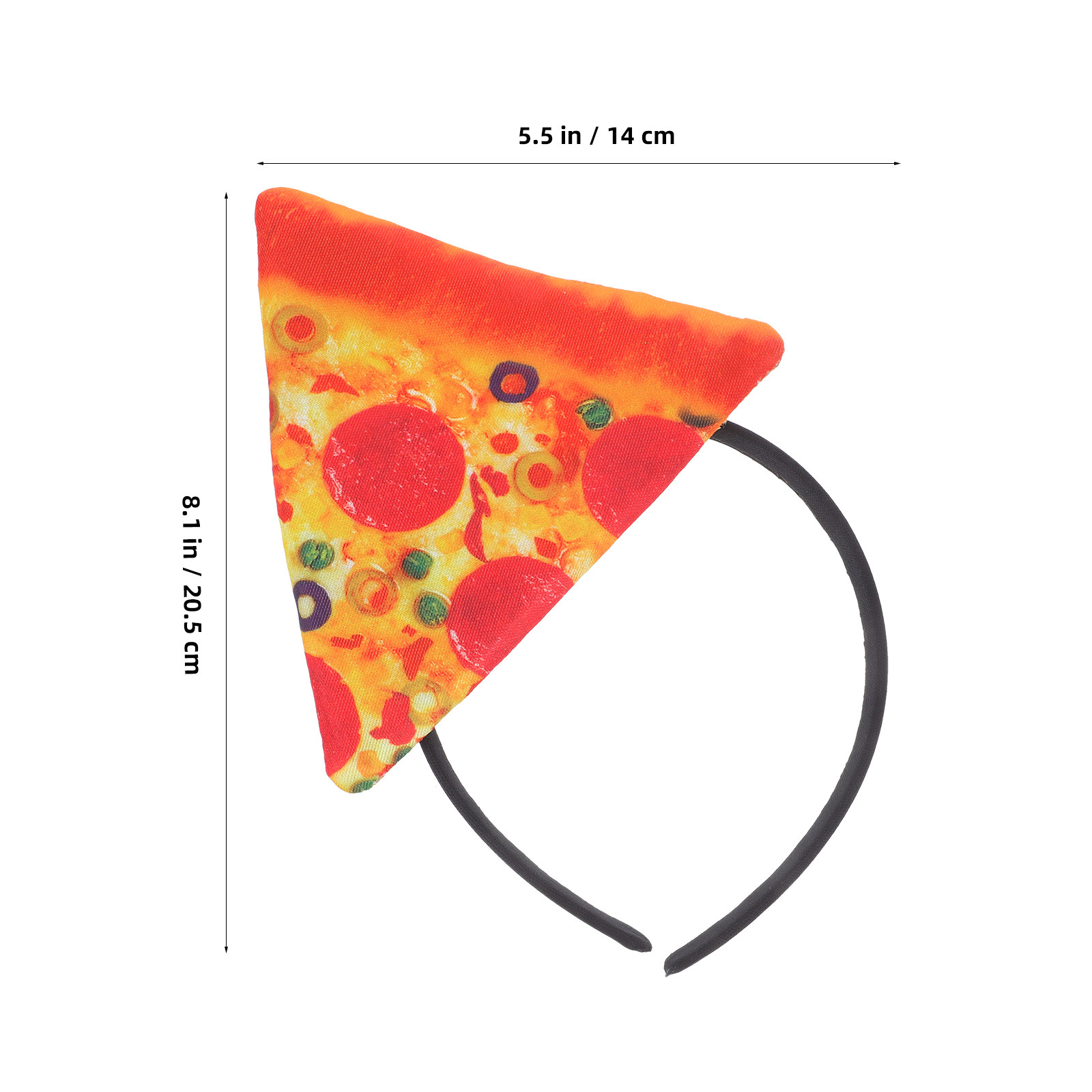 Diadema con diseño de pizza, a - Briar Cosplay Prop reseña y precio