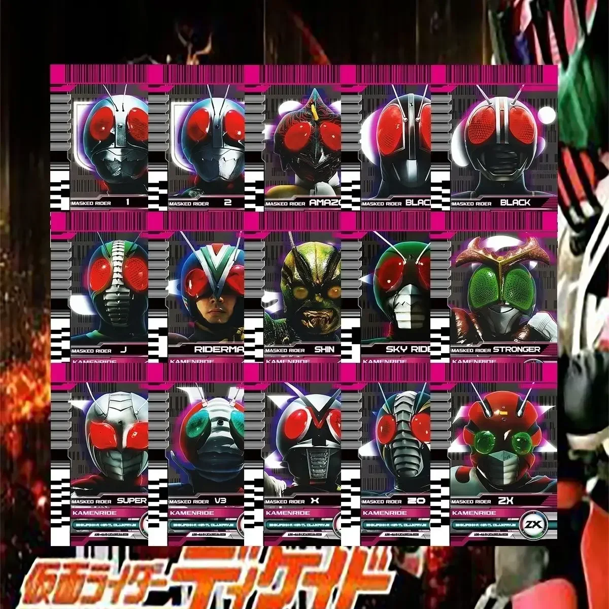 Kamen Rider Decade-tarjetas de - Cosplay Prop Pistol reseña y precio